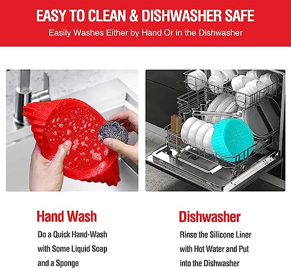Air Fryer Silicone Baking Tray — Reusable Liner