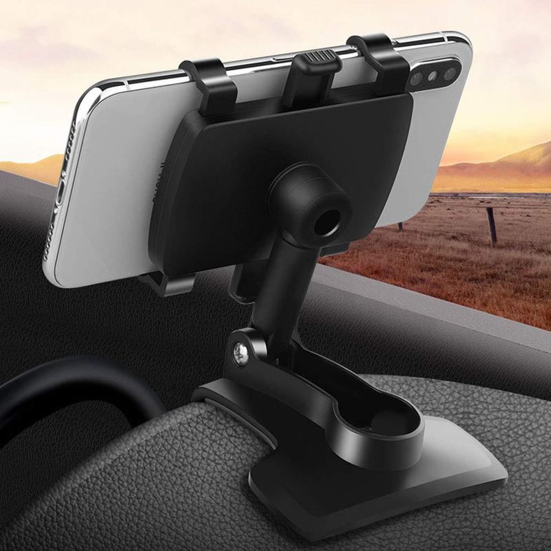 360° Rotation Dashboard Car Phone Holder — Universal
