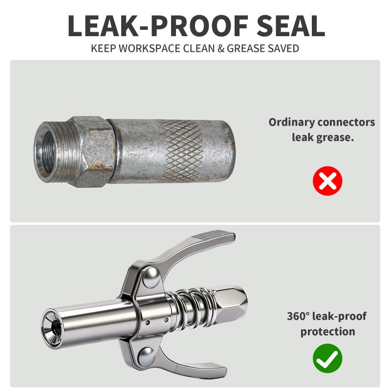 Quick Lock Grease Coupler — Grease Gun Accessory