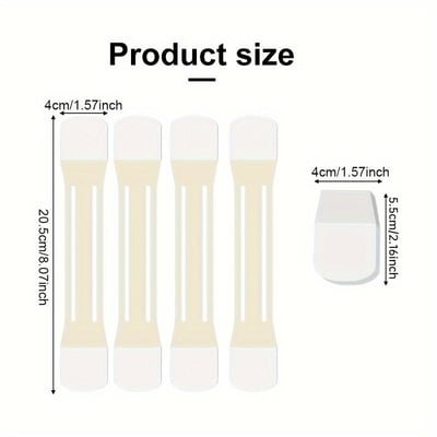 Face Neck Lifting Tape — Invisible Skin Lifter Double Chin Tape for Face Lift V-Line Face Lift Tape Anti-Aging Beauty Ta - View 6