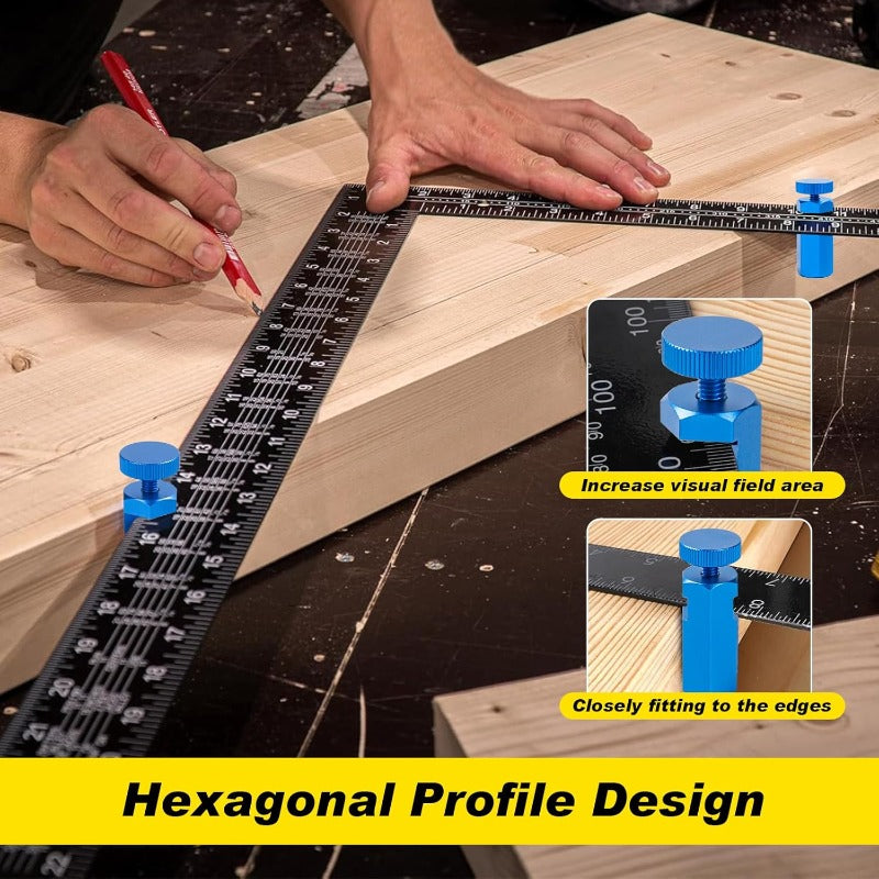 Secure-Grip Layout Gauges — Woodworking Set
