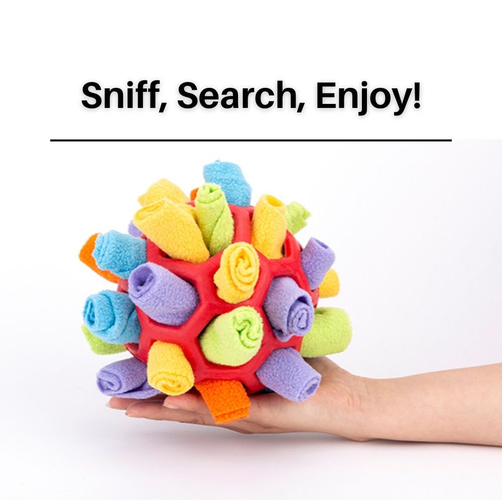 PupWhiz Snuffle Ball — Dog Puzzle Toy, Treat Dispenser, Enrichment Feeder, Mental Stimulation, Slow Feeding - View 6