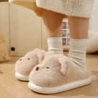 Women’s Teddy Bear Plush Slippers — Cozy Fuzzy House Shoes, Warm Winter Slip-Ons, Cute Fluffy Indoor Footwear, Bedroom Slippers - View 5