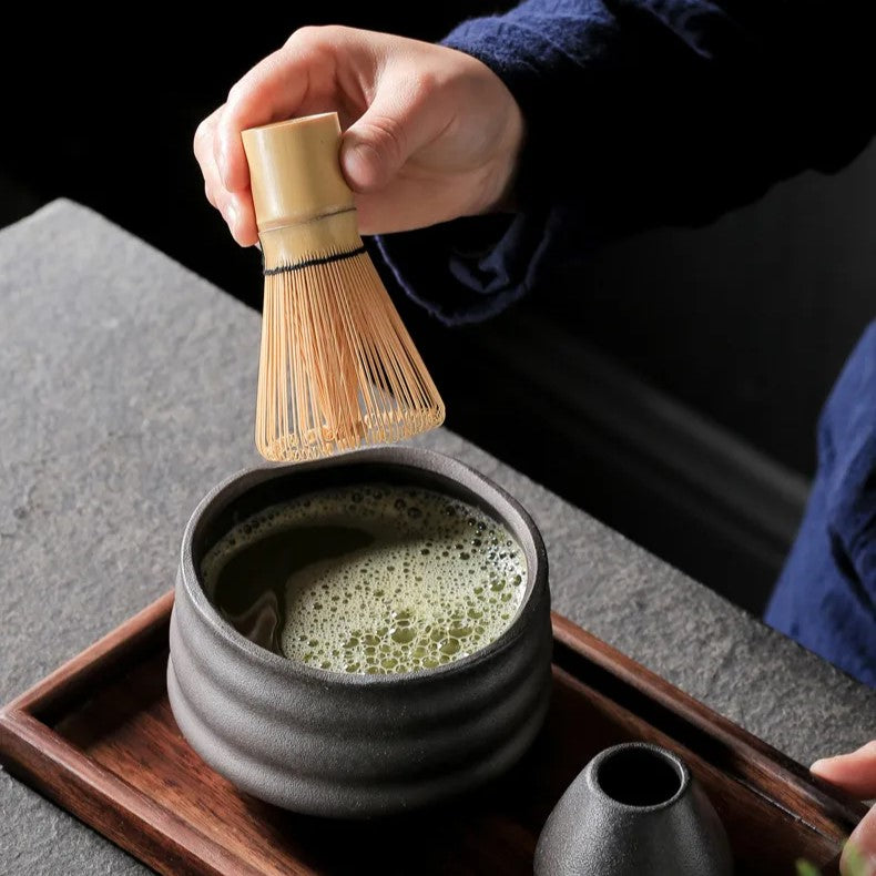 Matcha Tea Set 4-Piece — Japanese Matcha Kit with Whisk Bamboo Chasen Matcha Bowl Traditional Tea Ceremony Set Matcha Ma - View 6