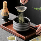 Matcha Tea Set 4-Piece — Japanese Matcha Kit with Whisk Bamboo Chasen Matcha Bowl Traditional Tea Ceremony Set Matcha Ma - View 5
