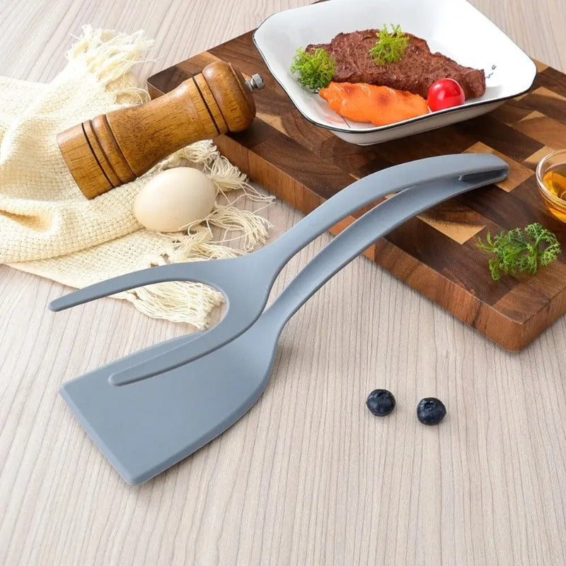 Silicone Spatula Tongs — Kitchen Mixing Tongs