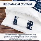 Kitty Pouch Cozy Cat Bed Enclosed Pet Cave Self-Warming Washable Indoor Feline Lounge Calming Hideaway - View 3