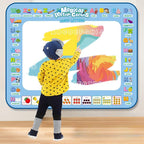 Magic Water Canvas — Reusable Water Drawing Mat for Kids Toddler Aqua Doodle Pad Mess- Drawing Toy Educational Art Mat - View 4