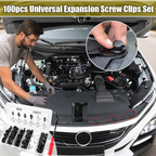 100-Piece Universal Expansion Screw Clip Set