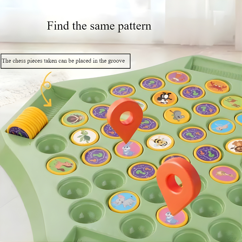 Kletshuts FlipBoard Educational Memory Game — Skill-Building Chess, Kids Brain Toy, Cognitive Development, Matching - View 2