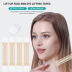 Face Neck Lifting Tape — Invisible Skin Lifter Double Chin Tape for Face Lift V-Line Face Lift Tape Anti-Aging Beauty Ta - View 3