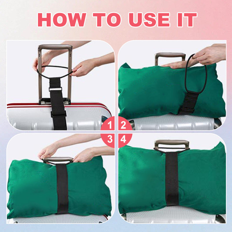 2-Pack Adjustable Luggage Connector Straps