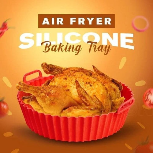 Air Fryer Silicone Baking Tray — Reusable Liner