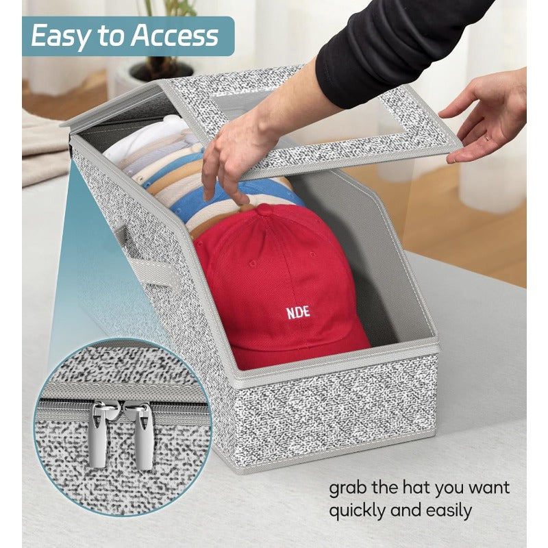 Baseball Cap Organizer — Stackable Hat Storage Rack