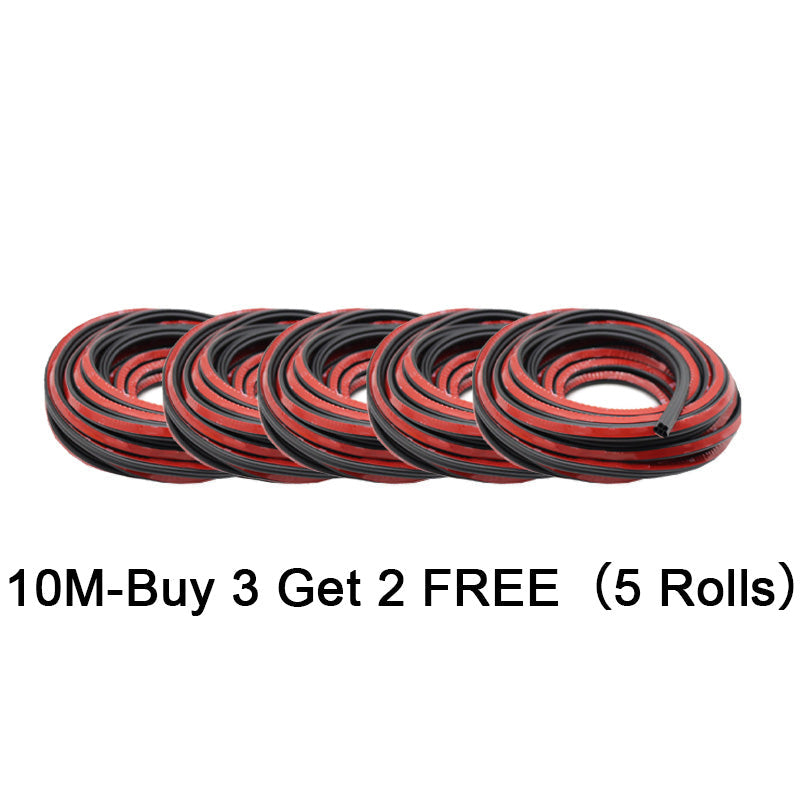 Car Noise Reduction Rubber Seal Strip — Door Window