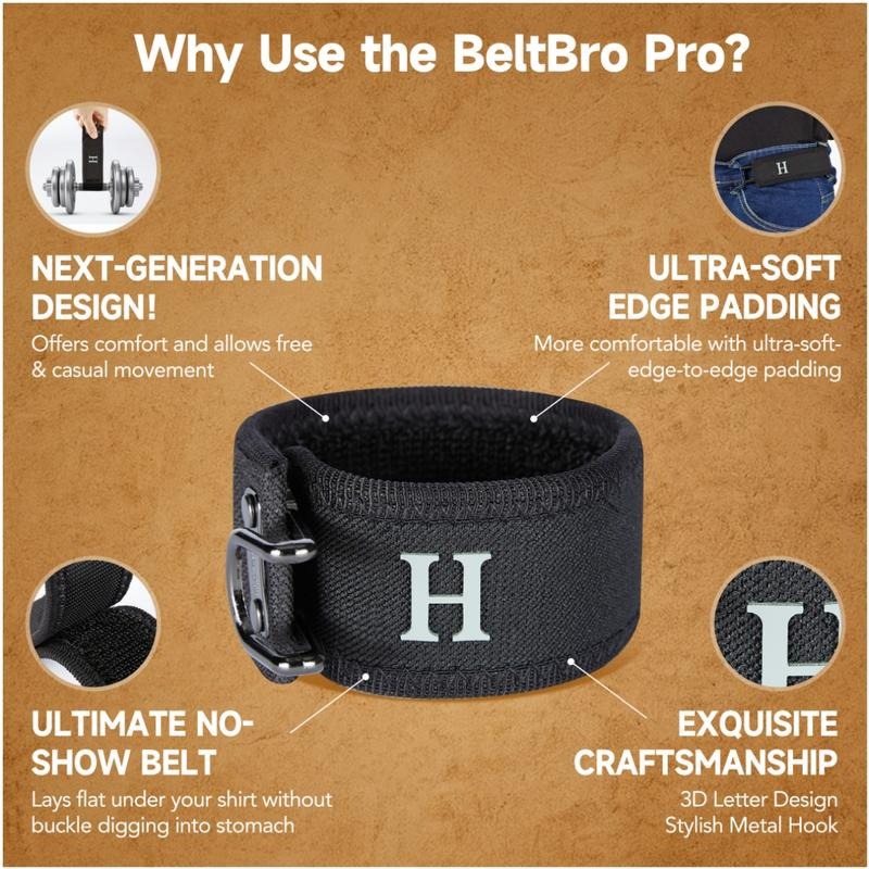 Invisible Tactical Stretch Belt — Zero-Buckle Design