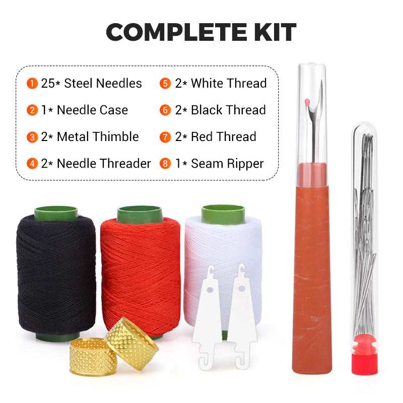 37-Piece Sewing Tool Set — Portable Sewing Kit