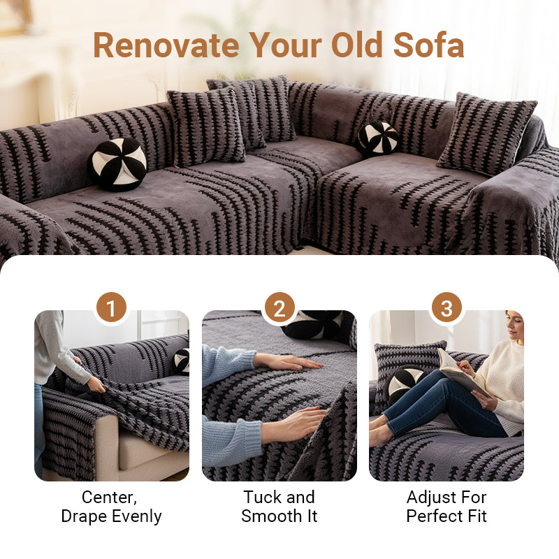 Stretch Sofa Cover — Washable Slipcover Furniture Protector