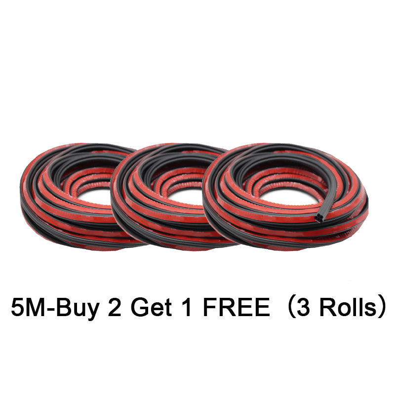 Car Noise Reduction Rubber Seal Strip — Door Window