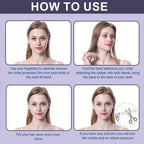 Face Neck Lifting Tape — Invisible Skin Lifter Double Chin Tape for Face Lift V-Line Face Lift Tape Anti-Aging Beauty Ta - View 5