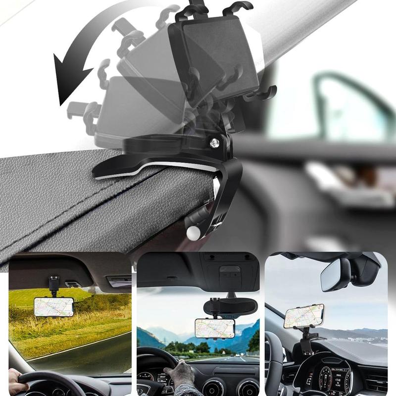 360° Rotation Dashboard Car Phone Holder — Universal