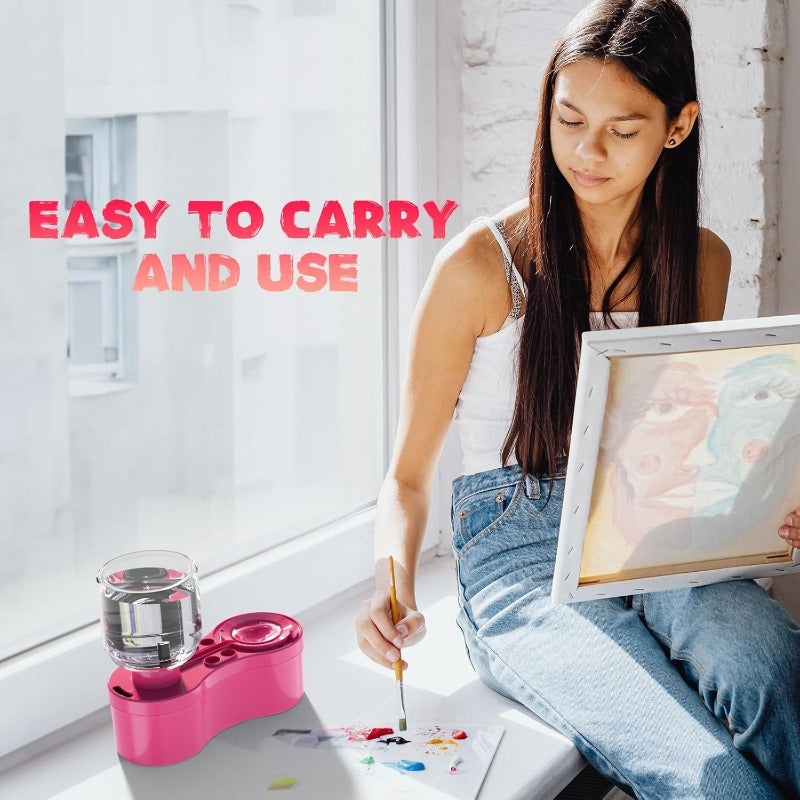One-Touch Paint Brush Rinser — Cleaner Cup