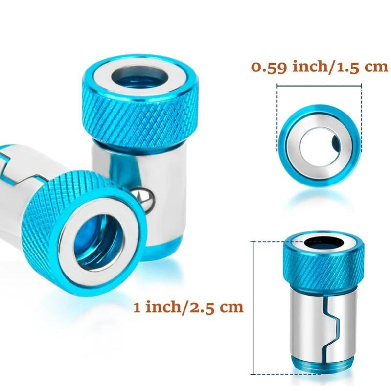 Magnetic Bit Rings — Screwdriver Bit Holder Set
