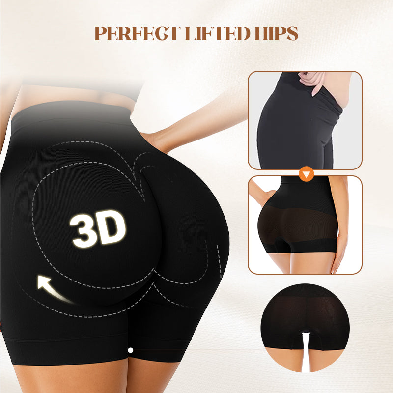 Women's High-Waisted Ice Silk Tummy-Control Underwear