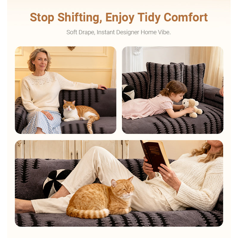 Stretch Sofa Cover — Washable Slipcover Furniture Protector