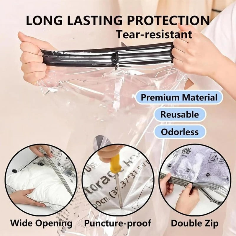 Compact Luggage Space Saver — Compression Pouch