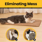 Natural Sisal Cat Scratch Pad — Protective Scratcher Mat