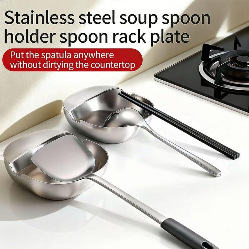 Premium Stainless Steel Spoon Rest