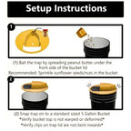 Bucket Lid Rat Trap