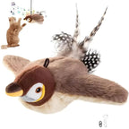 Interactive Chirping Flapping Pet Toy — Motion Activated Cat Toy, Bird Mimicking Plaything, Self-Entertaining Kitten Enrichment, Battery Operated Fun - View 6