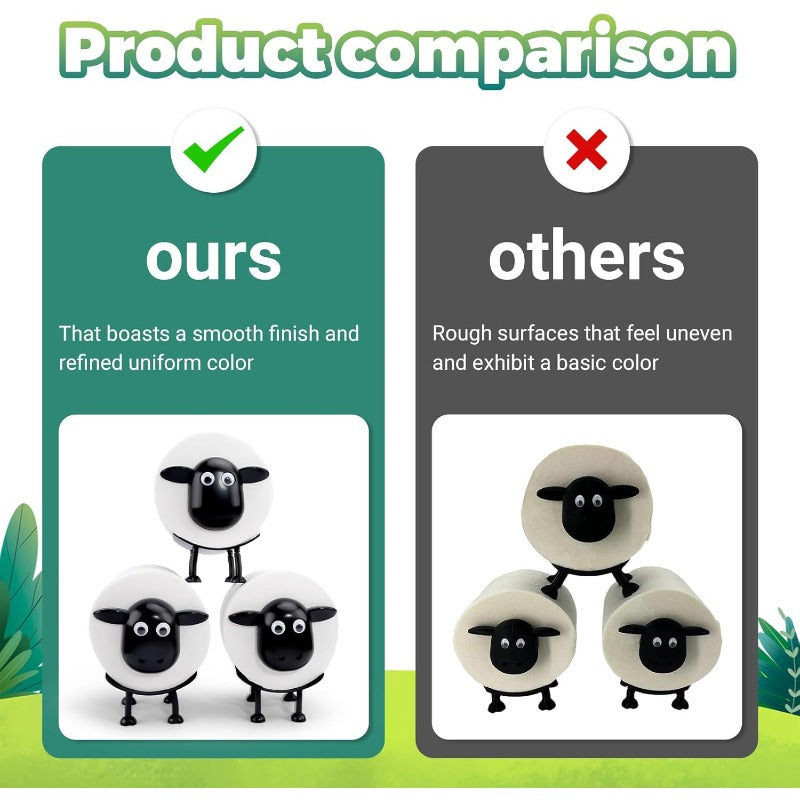 Playful Sheep Toilet Organizer — Decorative Bathroom