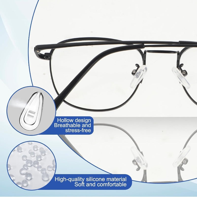 Non-Slip Silicone Nose Pads — Eyeglass Replacement