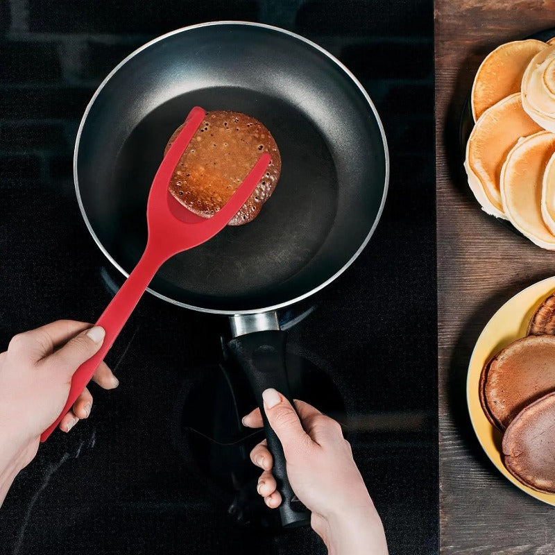 Silicone Spatula Tongs — Kitchen Mixing Tongs
