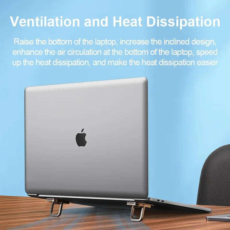Invisible Aluminum Laptop Stand — Portable Riser