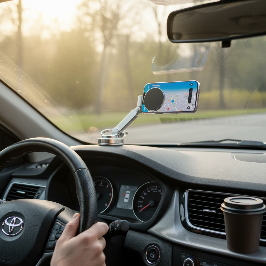 🔥Buy More Save More🔄360° Adjustable Vacuum Magnetic Phone Holder📱🚗