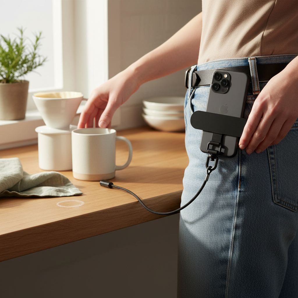 Swivel Phone Tether Tab
