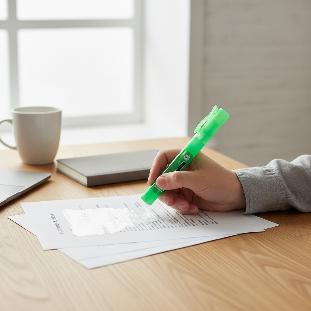 Quick-Dry Privacy Pen