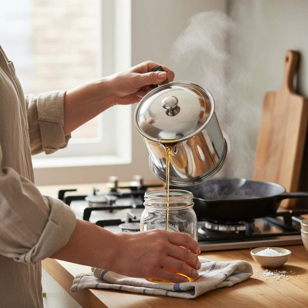 High Heat Oil Strainer