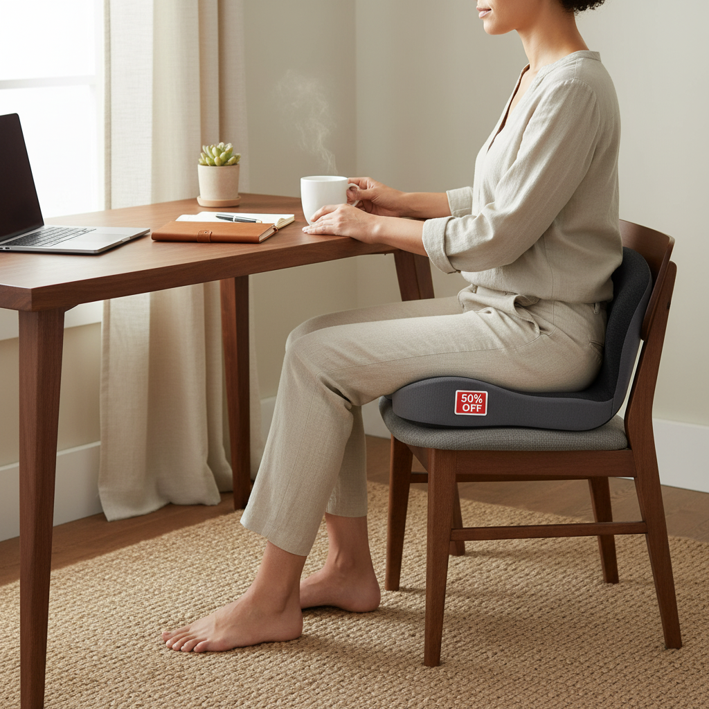 🎁Limited sale 50% discount🎁【Ergonomic design】Non-Slip Memory Foam Seat 💕For the most comfortable driving💕