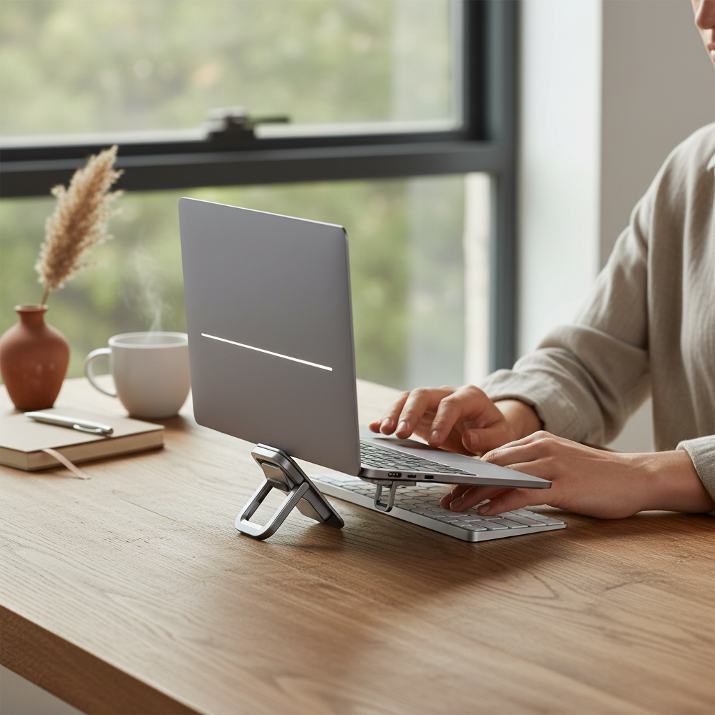 Invisible Aluminum Laptop Stand