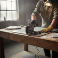 Angle Grinder Stand for Tile 45° Chamfer Cutting