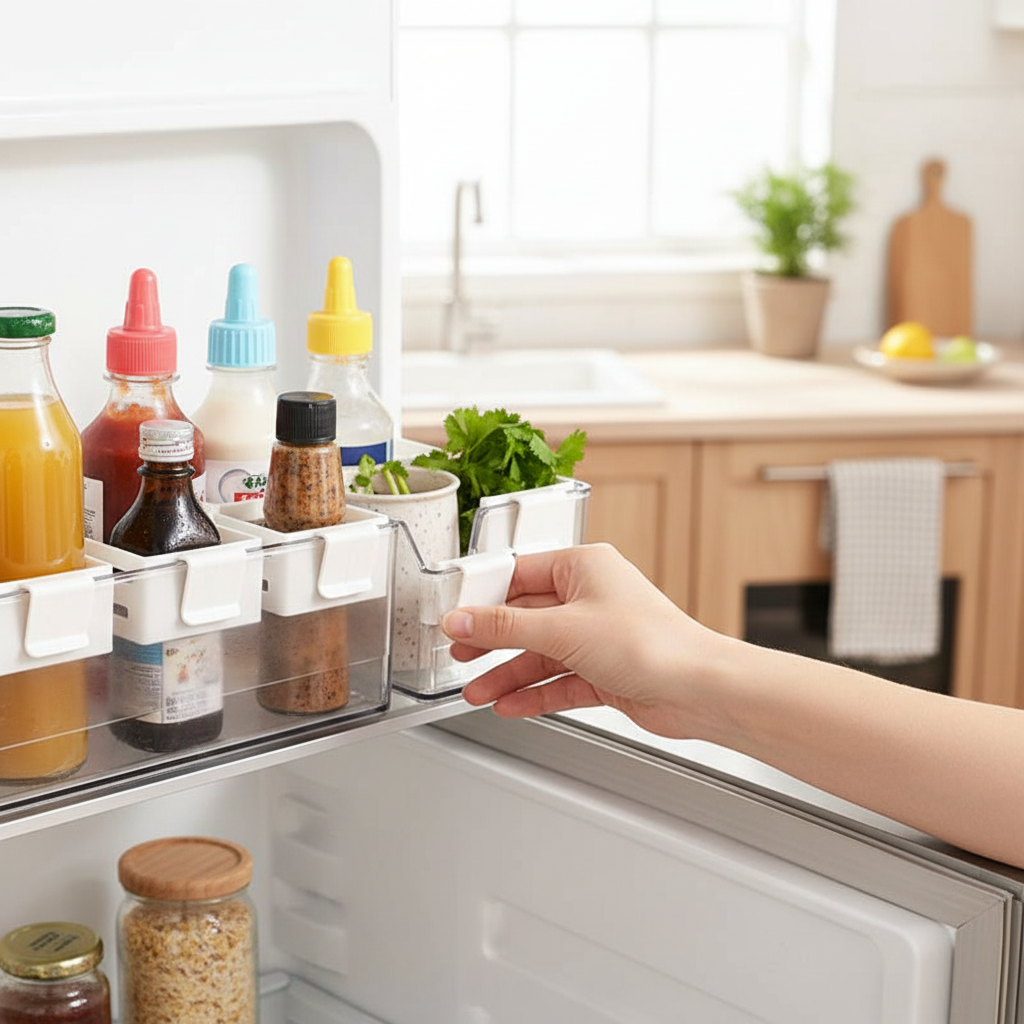 Adjustable Fridge Organizer Divider