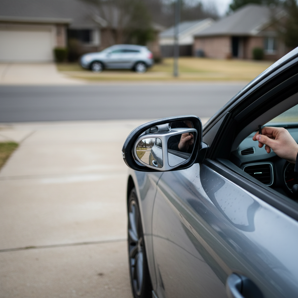 Dual-Lens 360°Adjustable Blind Spot Mirror