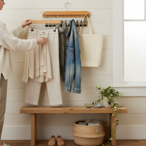 10 Clip Closet Hanger
