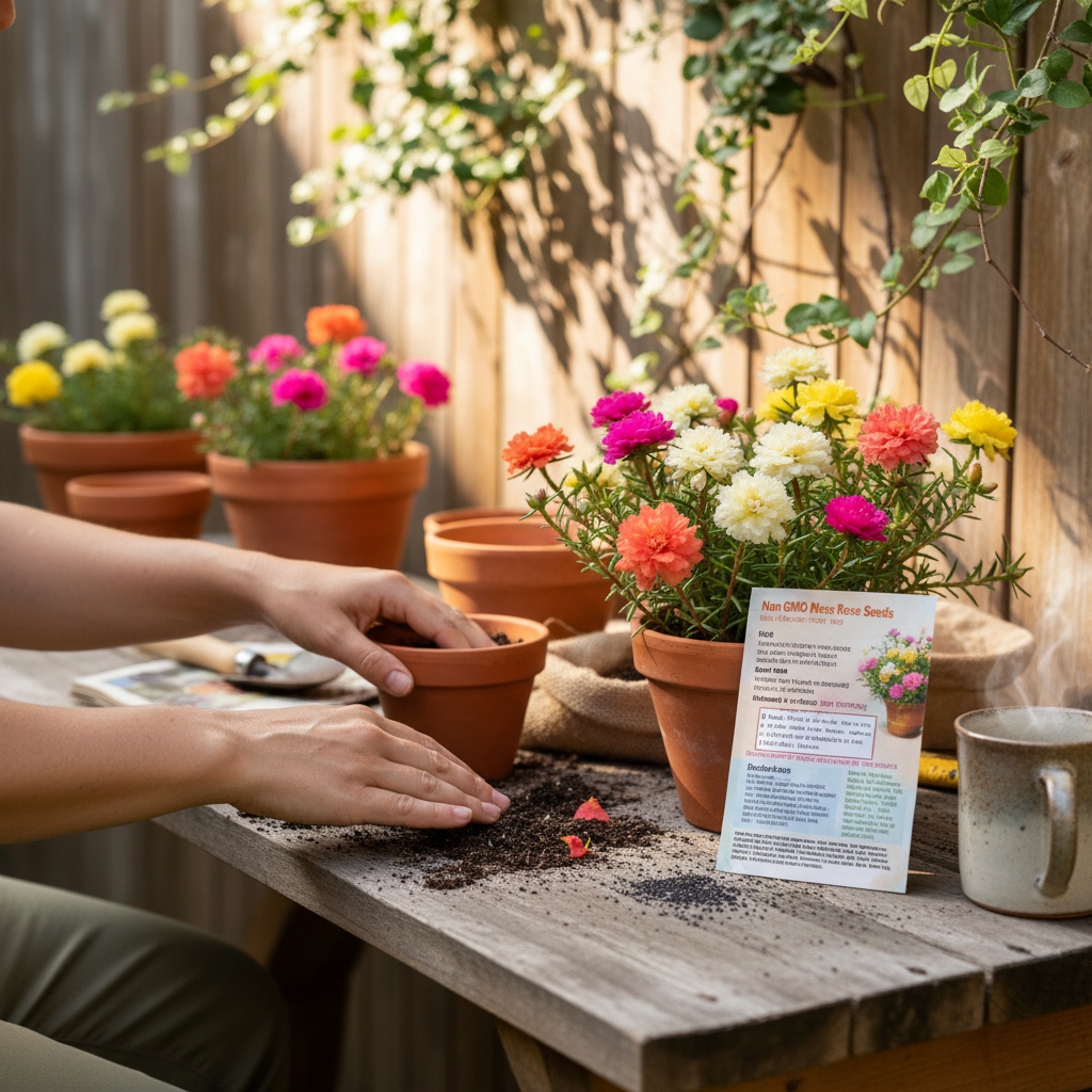 Non-GMO Moss Rose Seeds