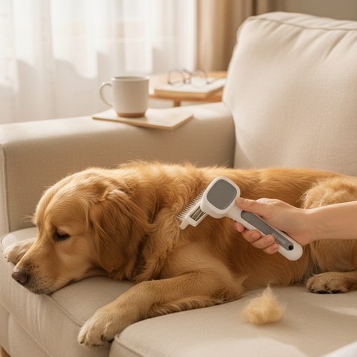 🔥2026 SALE - 2-IN-1 Pet Self-Detangling & Grooming Comb